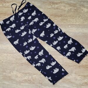 POLAR BEAR MENS PJ BOTTOMS SIZE XL MADE BY SONOMA